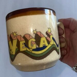 Vintage Las Vegas coffee mug